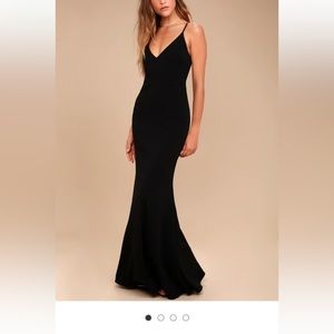 Infinite Glory Black Maxi Dress